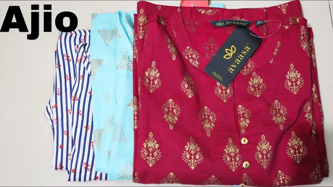 💕Ajio kurti haul💕Party wear Kurtis under 400💕👌👌👌quality 💯recommended  - YouTube