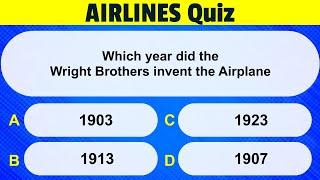 Airlines General Knowledge Quiz | Airlines Quiz Questions and Answers | Airlines MCQs screenshot 1