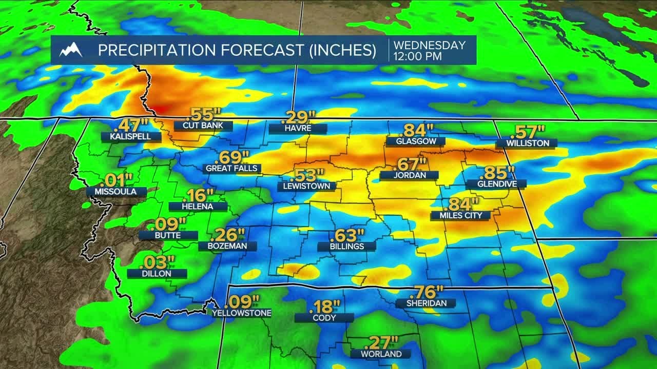 Q2 Billings Area Weather: Hot on Monday, Chance of severe storms by the ...