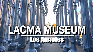 LACMA and La Brea Tar Pits Walking Tour | 5k 60 | Natural Sounds