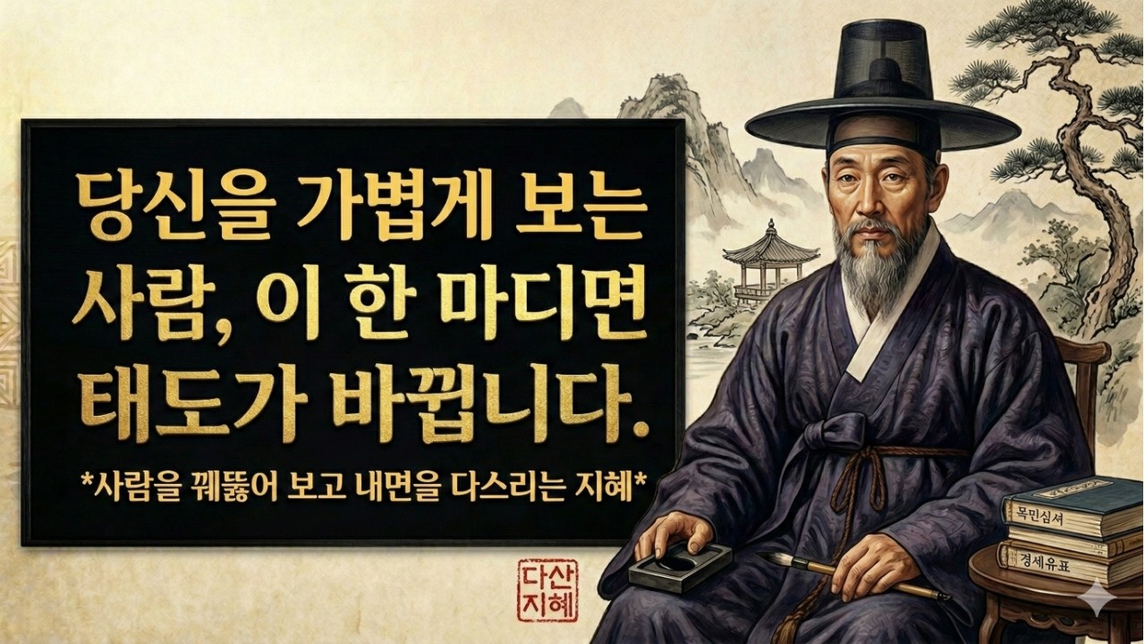 사람이 당신을 함부로 대하는 진짜 이유, 해결은 간단합니다. #정약용명언 #노년의지혜 #인생철학#오디오북