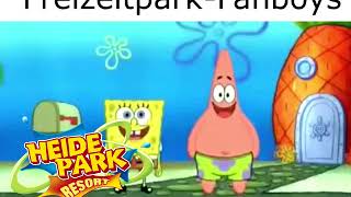 Freizeitpark-Fanboys porträtiert von Spongebob