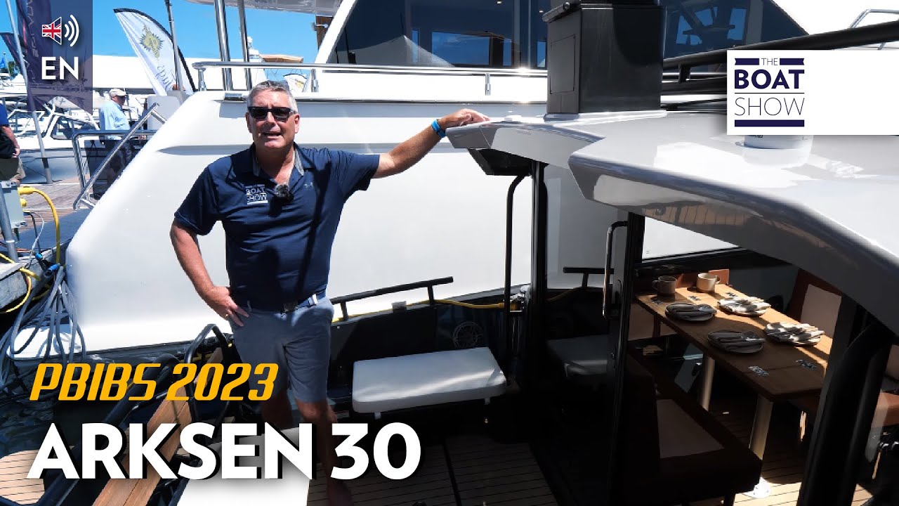 NEW ARKSEN 30 seen at the Palm Beach Boat Show 2023 - The Boat Show