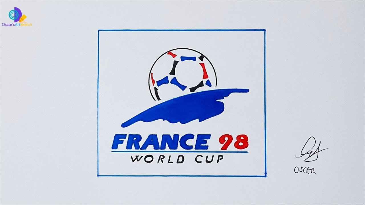 SPORTS #26: Drawing Logo of World Cup 1998 - France