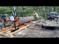 Biggest log possible  woodmizer lx25  26 white pine