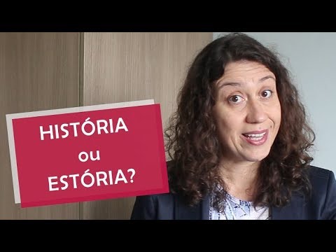 Vídeo: Diferença Entre História E História