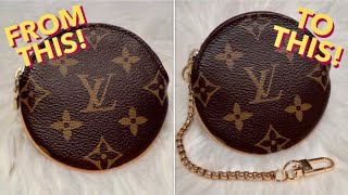 Louis Vuitton round coin purse comparison/What fits inside besides coins? 