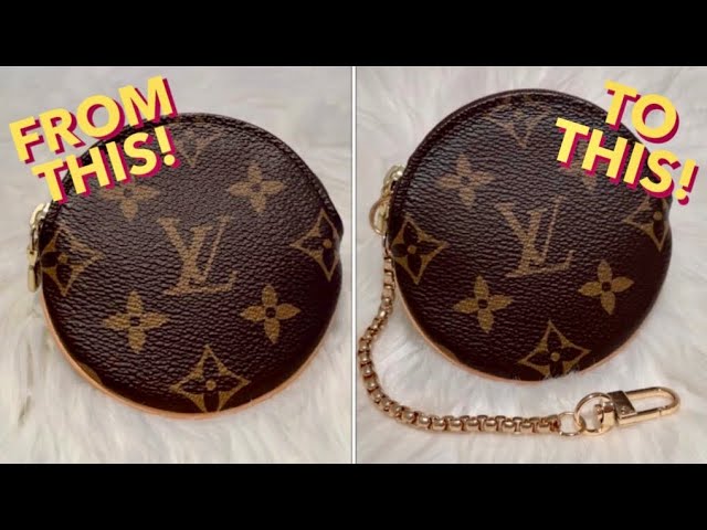 How To Turn Lv Round Coin Purse Into A Handbag Charm | Mini Pochette Insert  / Liner | Unboxing - Youtube
