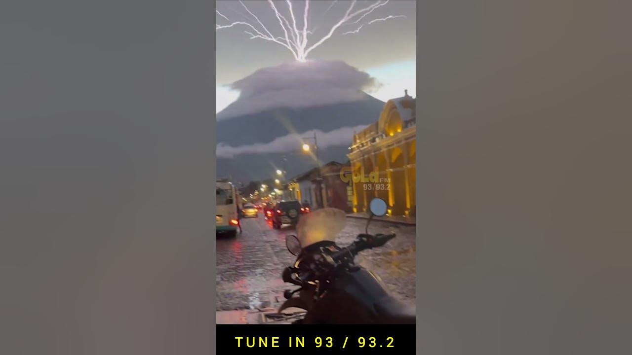 Like a scene from a Science Fiction Movie! #Guatemala #Volcano #lightning #epic #nature #scary