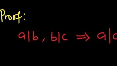Abstract Algebra | Number Theory | Prove
