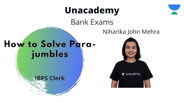 IBPS Clerk | How to Solve Para-jumbles | English | Niharika John Mehra