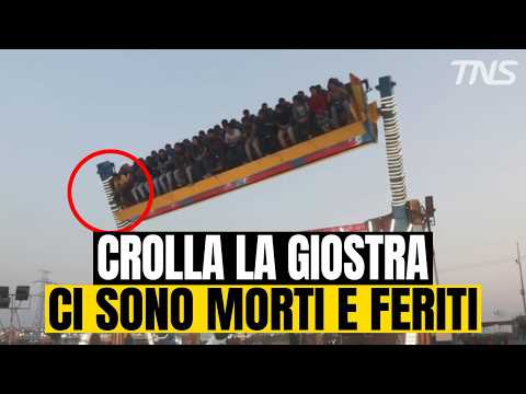 Video CROLLA UNA GIOSTRA IN CORSA: CI SONO MORTI E FERITI, LA TRAGEDIA RIPRESA IN UN VIDEO