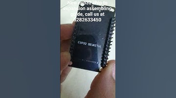 New esp32 chip to expansion assembling guide #esp32 #esp32cam #esp32project #esp12e #esp8266 #esp #
