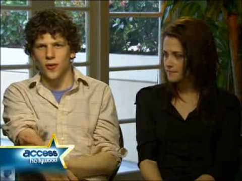 Kristen Stewart and Jesse Eisenberg Access Hollywood