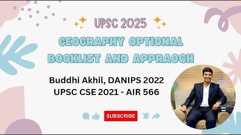 How to prepare for Geography optional? Booklist || Approach || Maps by Buddhi Akhil
