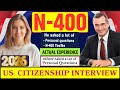 Real Interview of U.S. citizenship, Full N-400 Naturalization Interview, Small talk #n400