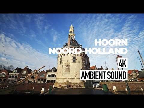 Hoorn - een virtuele wandeling in Noord-Holland / Virtual Tour in Historic North-Holland | 4K Walk