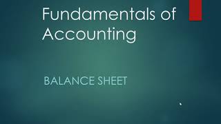 Balance Sheet | Financial and Managerial Accounting | Problems 2.2A & 2.5A