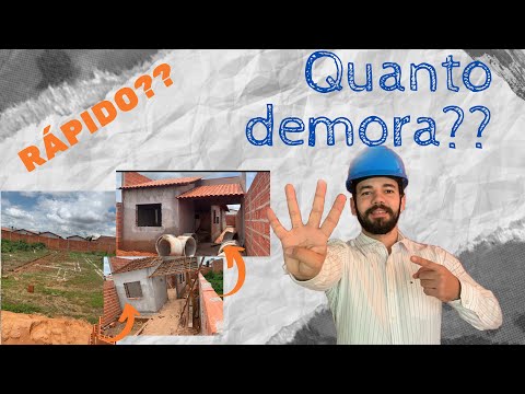 Vídeo: Quanto tempo leva para construir uma casa unifamiliar?