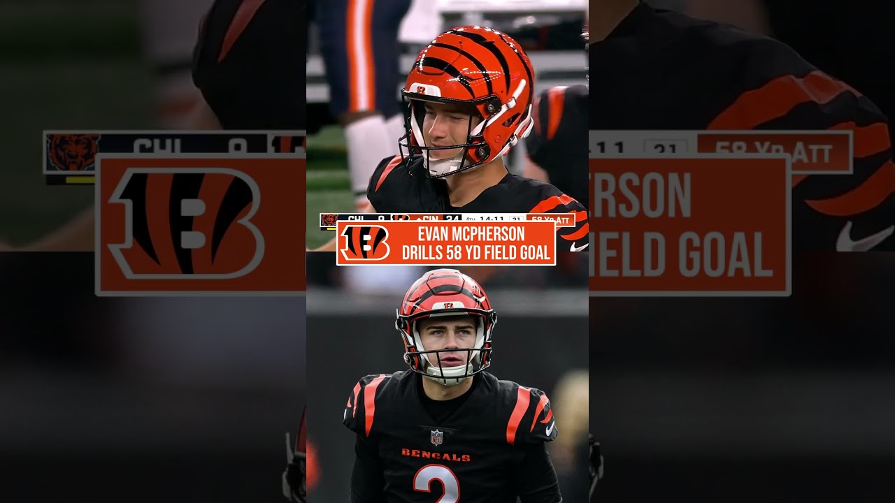Evan McPherson Drills 58 Yard Field Goal #Bengals