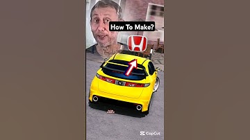 How To Make Logo Honda?🧑‍🔧 Car Parking Multiplayer #carparkingmultyplayer