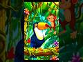 Monky and Bird funny video #ai #monkey #birds #viral #animation #shortsfeed #fypシ゚viral #ad #funny