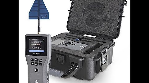 PRO W12DX - Pocket Wideband Digital RF Detector 0 to 12 GHz with Memory Log