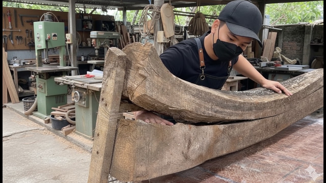 Everyone Ignores This Wood    But I Built The Most Unique Table!