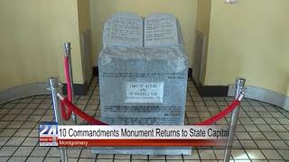 10 Commandments Monument Returns to Montgomery