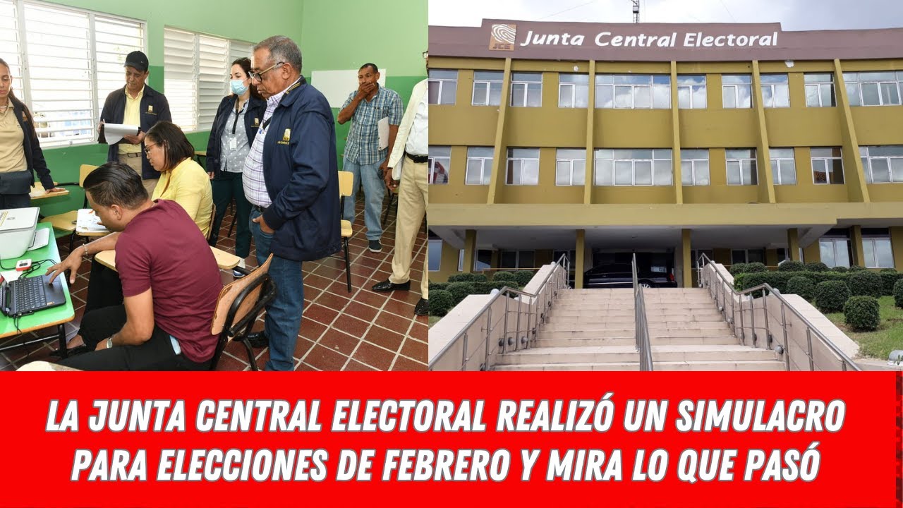 LA JUNTA CENTRAL ELECTORAL REALIZÓ UN SIMULACRO PARA ELECCIONES DE ...