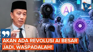 Jokowi Minta Semua Waspada Revolusi AI saat Pidato di Bloomberg Economy Forum
