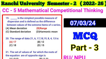 computational thinking ranchi university l cc5 mathematical & computational thinking analysiscomput