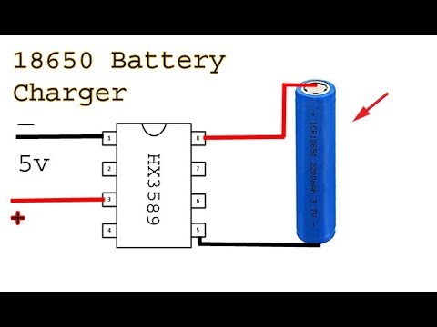 Make a 18650 battery charger, Li-ion battery charge ... schematic battery 