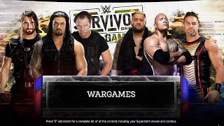 WWE 2K24 - The Shield vs The New Bloodline | War Games | Full Match