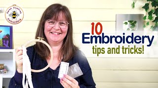 10 tips, tricks and hacks to make your hand embroidery easier!