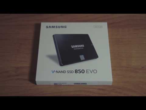 SSD Samsung 850 Evo распаковка / unboxing