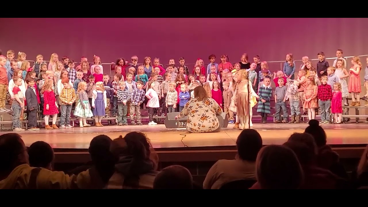 Eudora Elementary School Kindergarten Music Program - January 26, 2023 Part 2