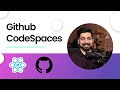 Github Codespaces | deploying a react app