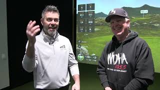WDHA's Jim Monaghan Visits GolfCave In Randolph, NJ