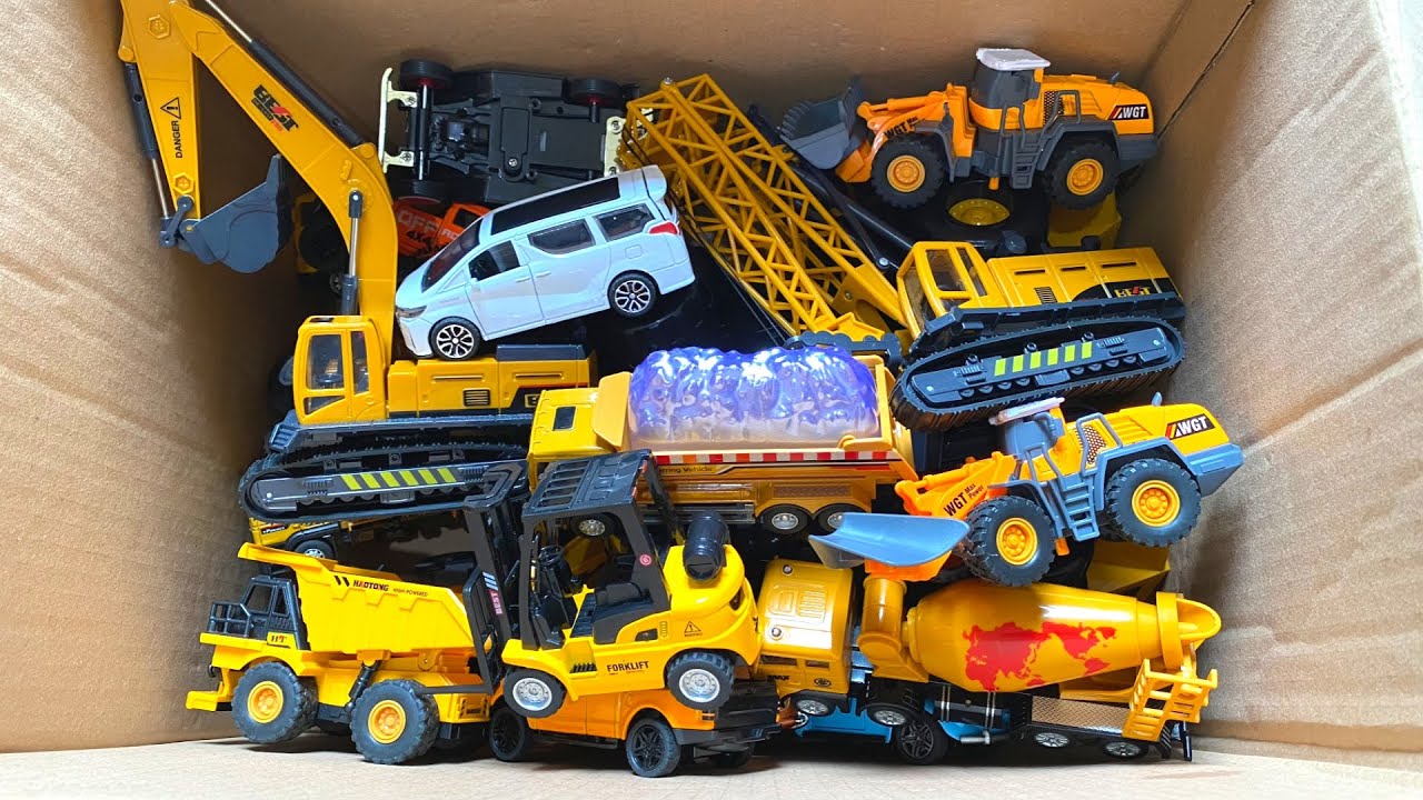 Box Full of Model Cars -Mazda Mx5, Koenigesgg Jesko, Lamborghini
