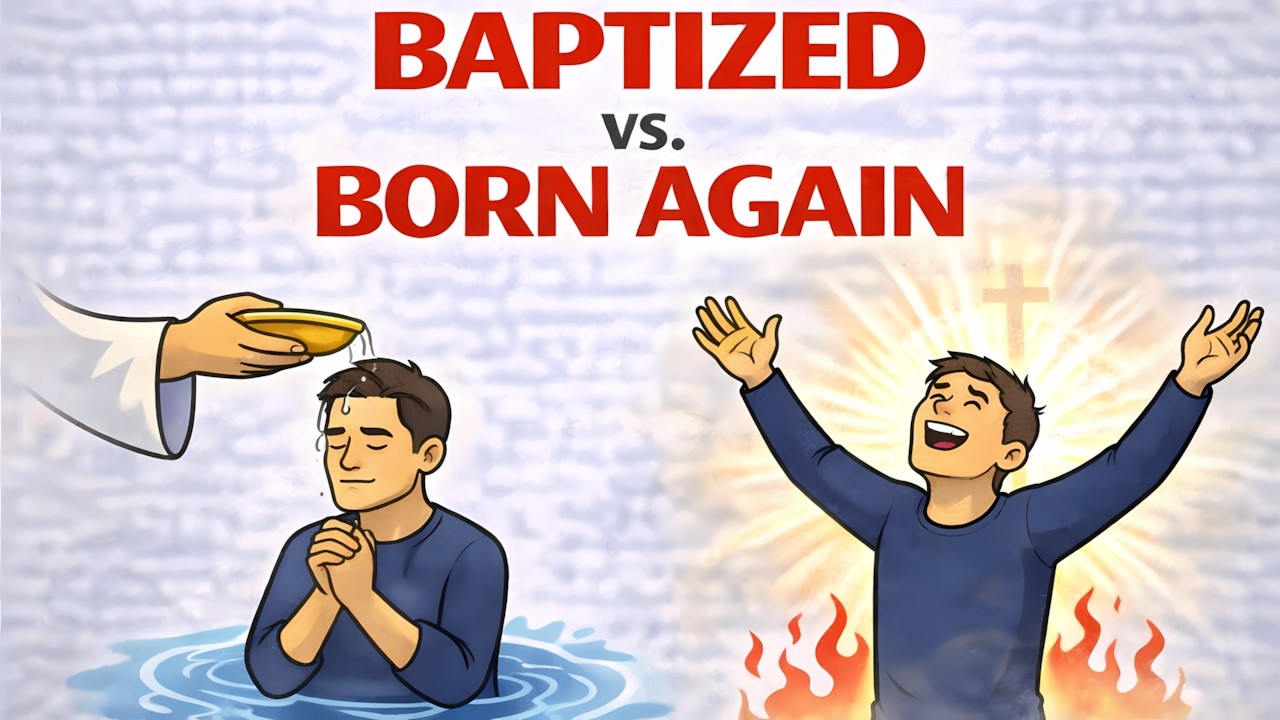 The Difference Between Being Baptized and Being Born Again