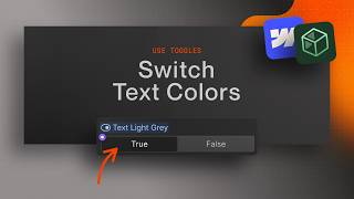 Use Toggles to Switch Text Colors in Webflow Components