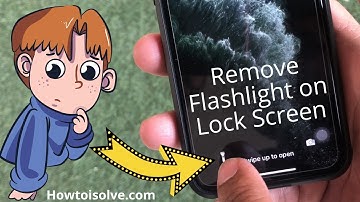 How to Remove Flashlight from Lock Screen iPhone 2024