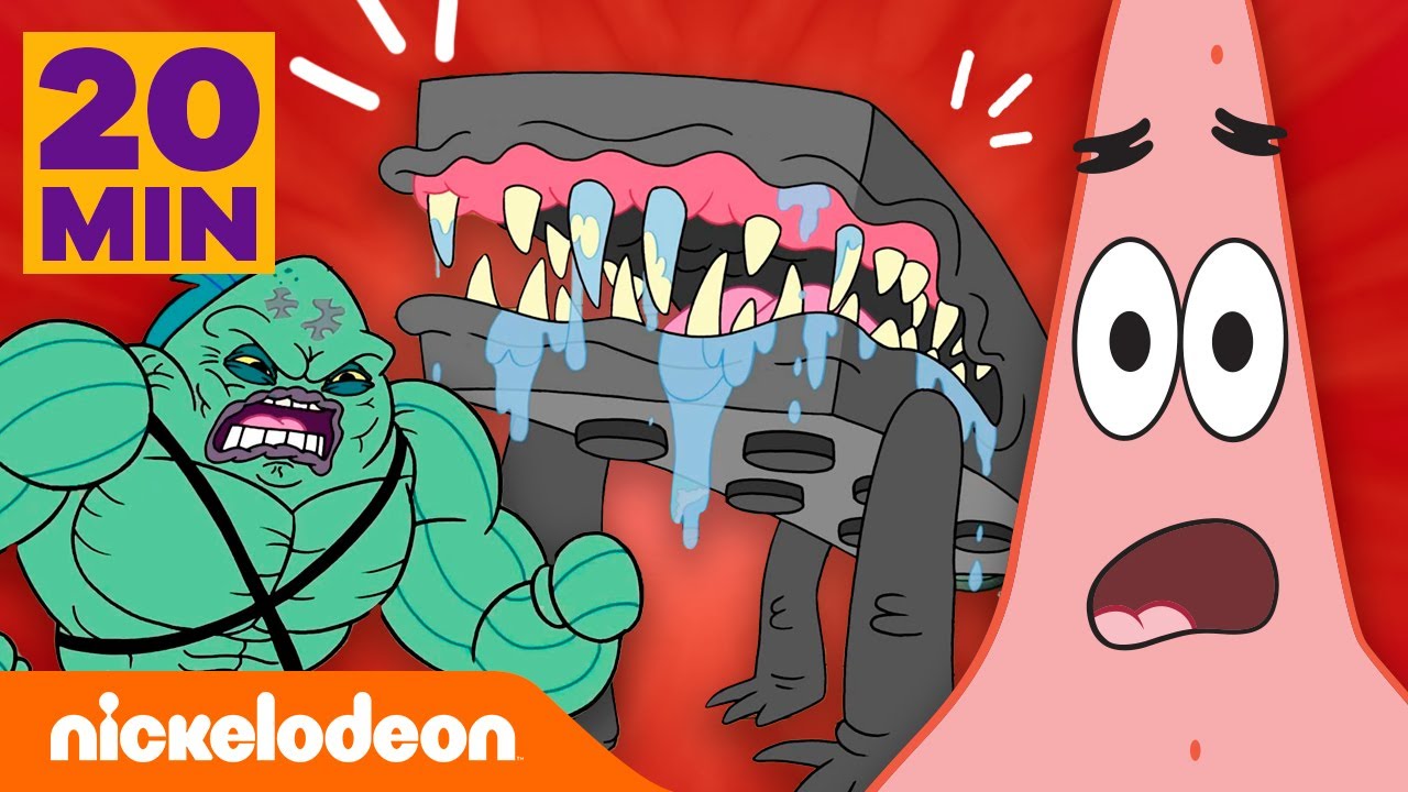 Wszystkie najbardziej złe postacie z Show Patryka Rozgwiazdy! | Nickelodeon Polska