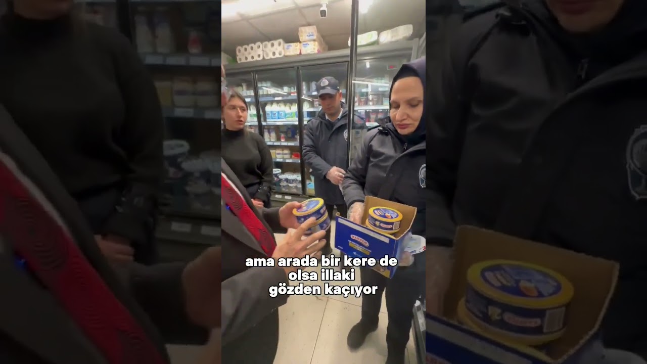 Tahmazoğlu  Zincir Markette denetim çıktı, hatayı affetmedi...