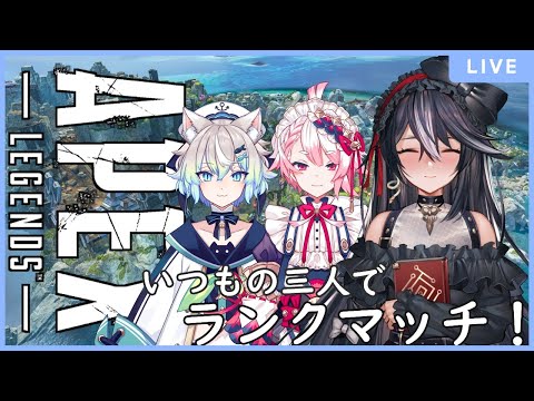 【APEX】錦鯉系男の娘と一般人男の娘と船守猫系男の子のあぺー【Vtuber/黒鵺ハク/鳴滝姫雄/船守いかり】