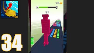 Stack colors - Level 34 | Gameplay Walkthrough (Android, iOS)