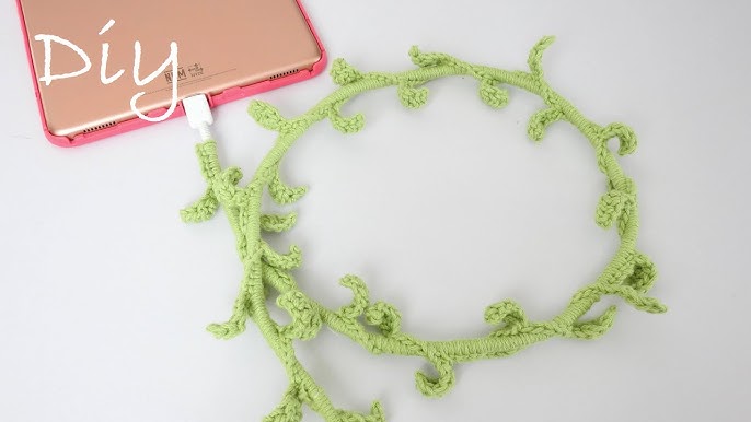 crocheted cord covers – not your average crochet