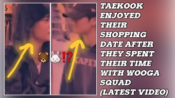 OMG!😮💋Taekook Enjoyed Their Shopping Date After They Spent Their Time With Wooga Squad(New)#bts