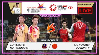 GOH SF/IZZUDDIN 🇲🇾 vs. LIU YC/OU XY 🇨🇳 LIVE! Singapore Open 24' 新加坡公开赛 2nd Rd | Darence's Watchalong
